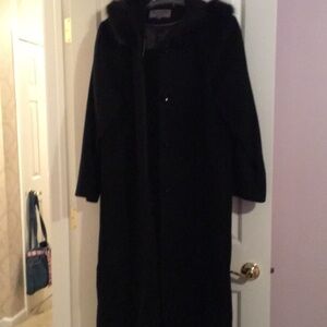 Womens long winter dress coat